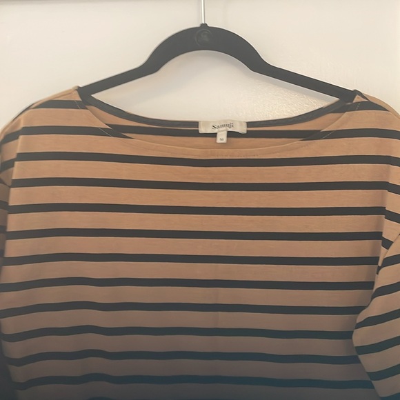 Samuji Striped Cotton Dress - Picture 2 of 4